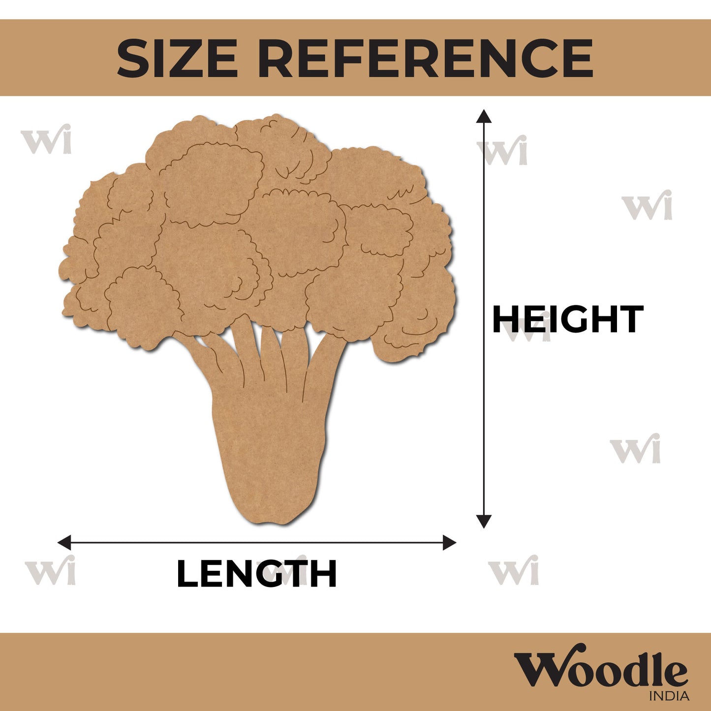 Broccoli Pre Marked MDF Design 2