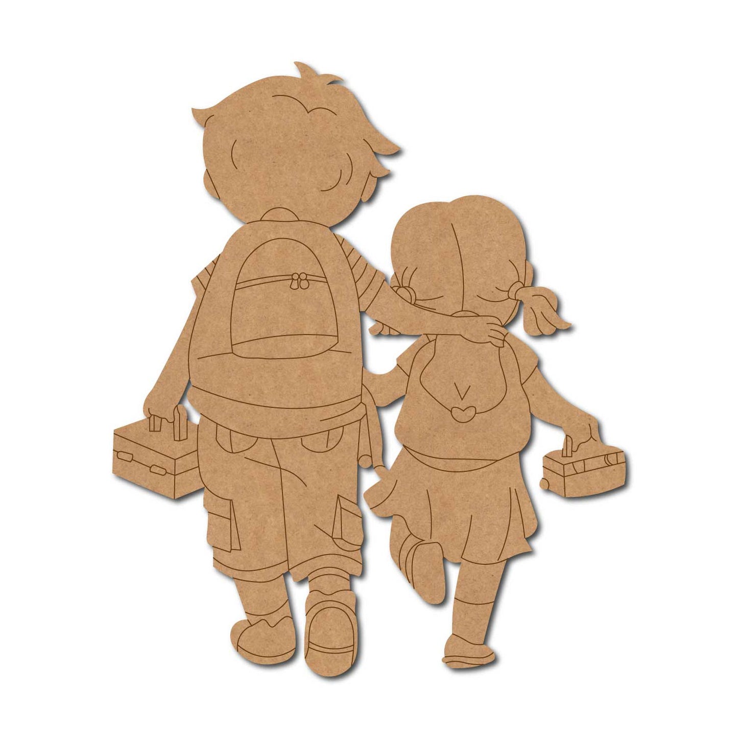 Brother Sister Pre Marked MDF Design 5