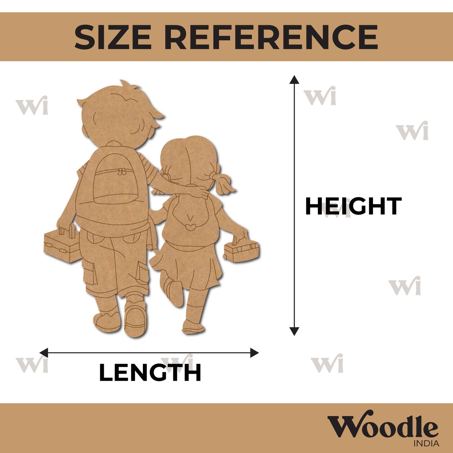 Brother Sister Pre Marked MDF Design 5