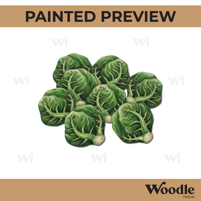 Brussels Sprouts Pre Marked MDF Design 1