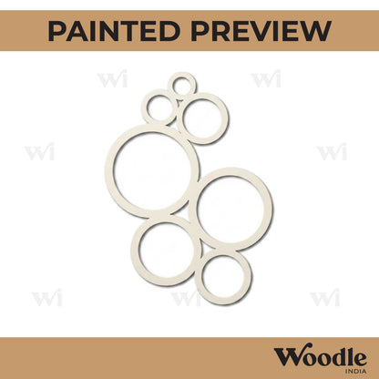 Bubbles Cutout MDF Design 1