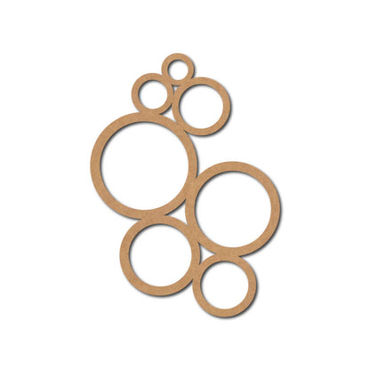 Bubbles Cutout MDF Design 1