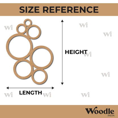 Bubbles Cutout MDF Design 1