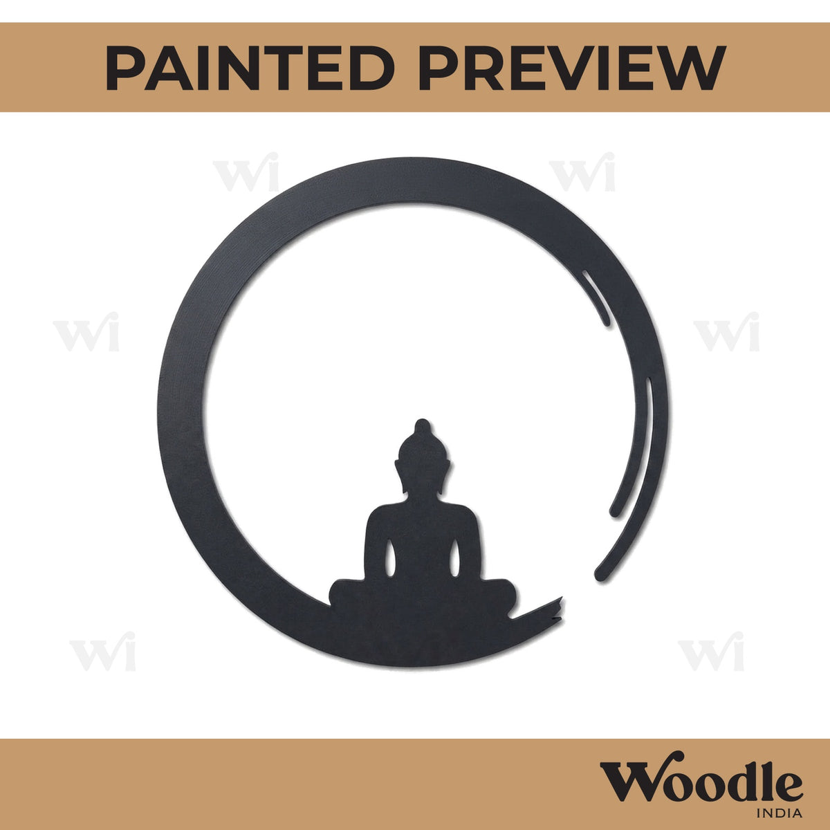 Buddha Cutout MDF Design 3