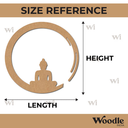 Buddha Cutout MDF Design 3
