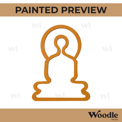 Buddha Cutout MDF Design 4