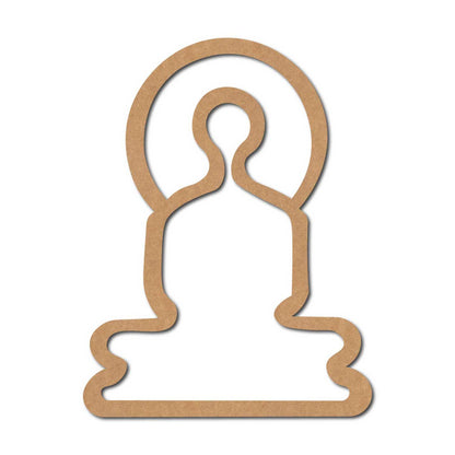 Buddha Cutout MDF Design 4