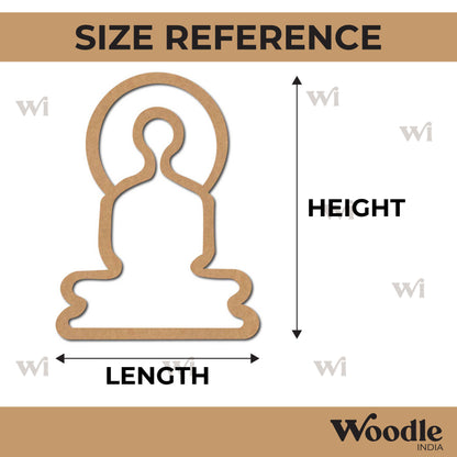 Buddha Cutout MDF Design 4