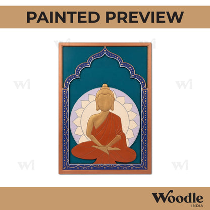 Buddha Jharokha Pre Marked MDF Design 2
