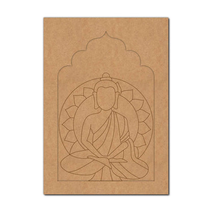 Buddha Jharokha Pre Marked MDF Design 2