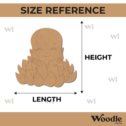 Buddha Lotus Pre Marked MDF Design 2