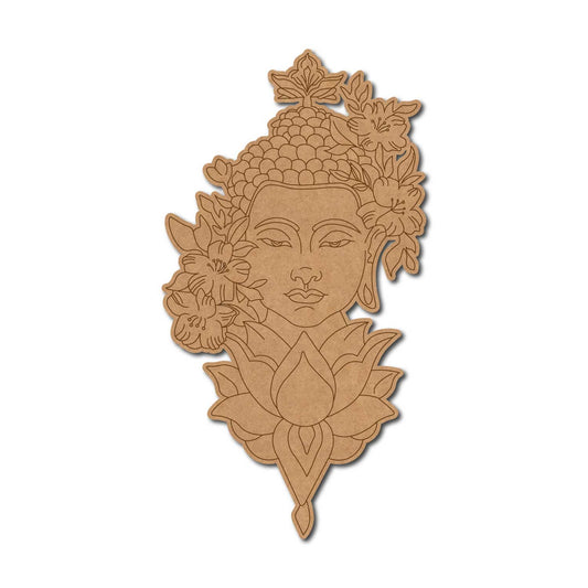 Buddha Lotus Pre Marked MDF Design 3