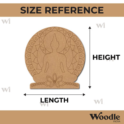 Buddha Mandala Pre Marked Base MDF Design 1