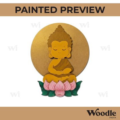 Buddha Pre Marked MDF Design 1