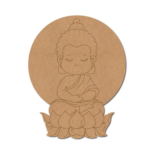 Buddha Pre Marked MDF Design 1