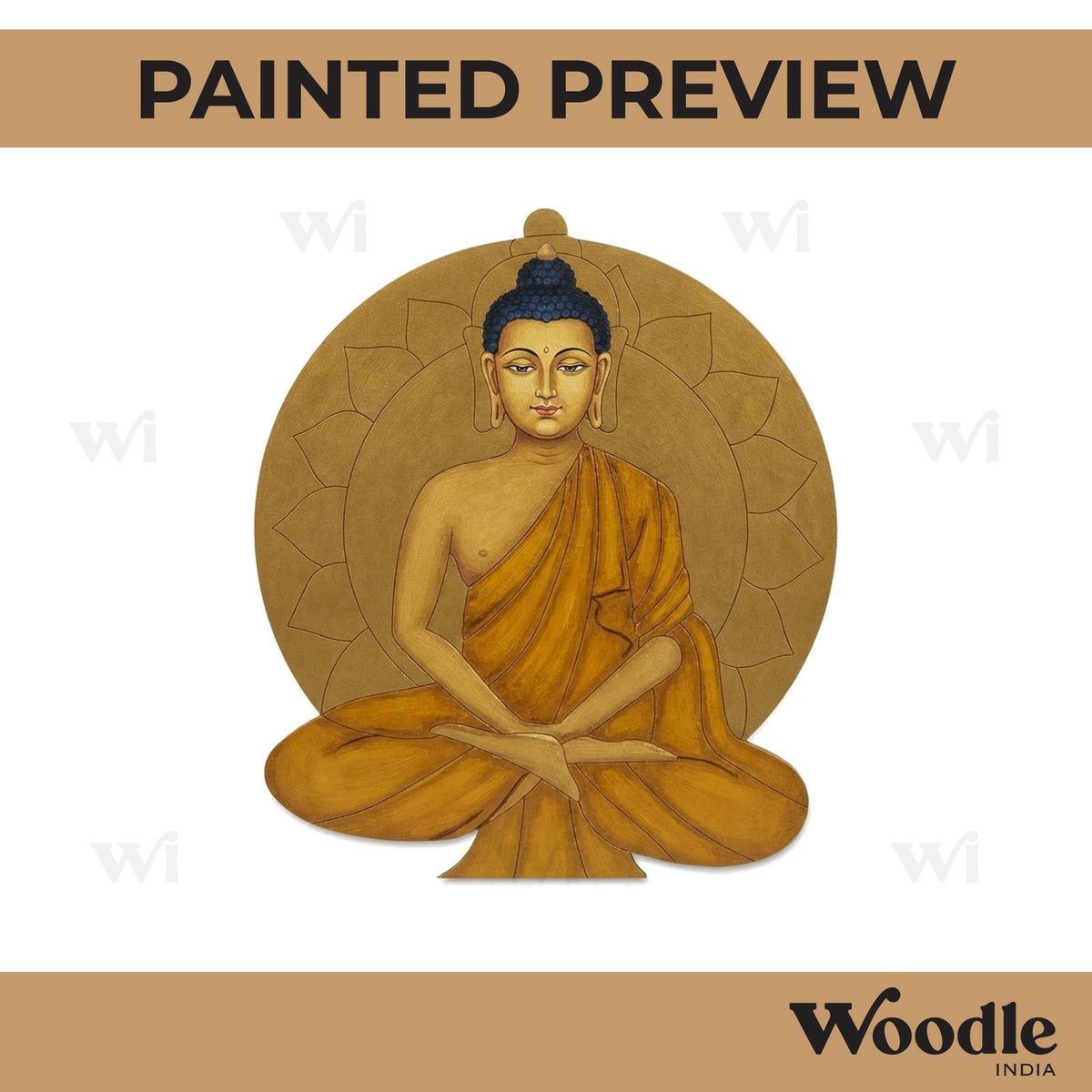 Buddha Pre Marked MDF Design 11