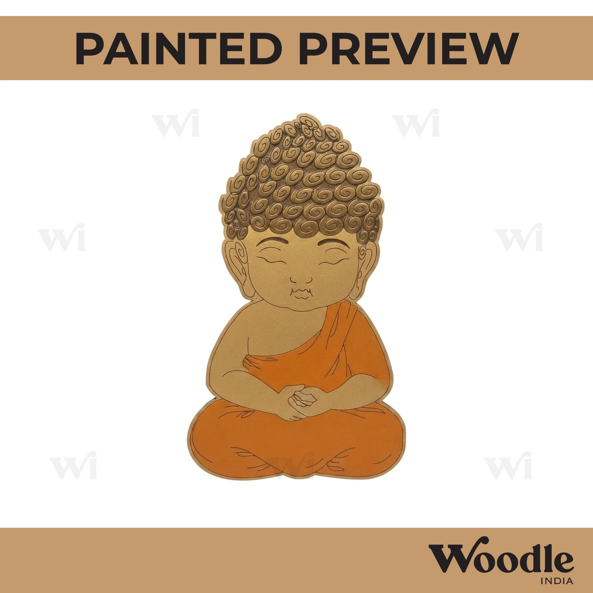 Buddha Pre Marked MDF Design 12
