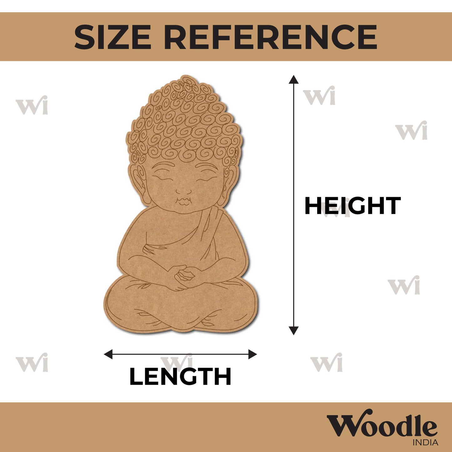 Buddha Pre Marked MDF Design 12