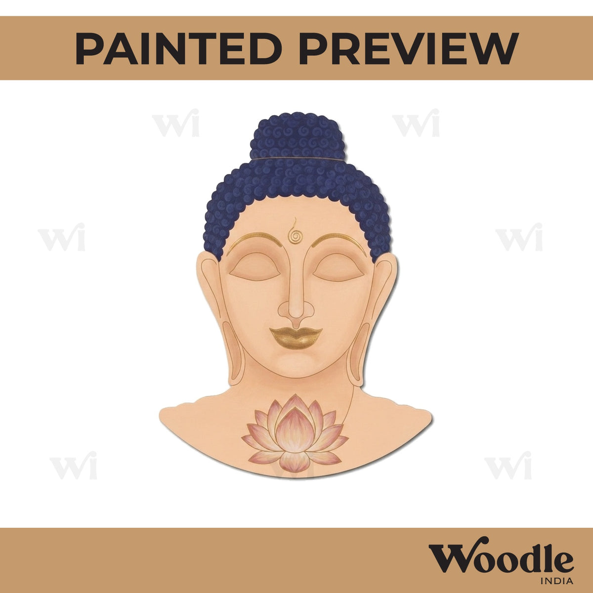 Buddha Pre Marked MDF Design 7