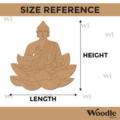 Buddha Pre Marked MDF Design 9