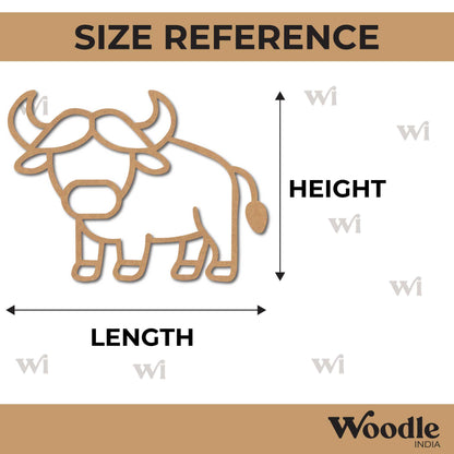 Buffalo Cutout MDF Design 1
