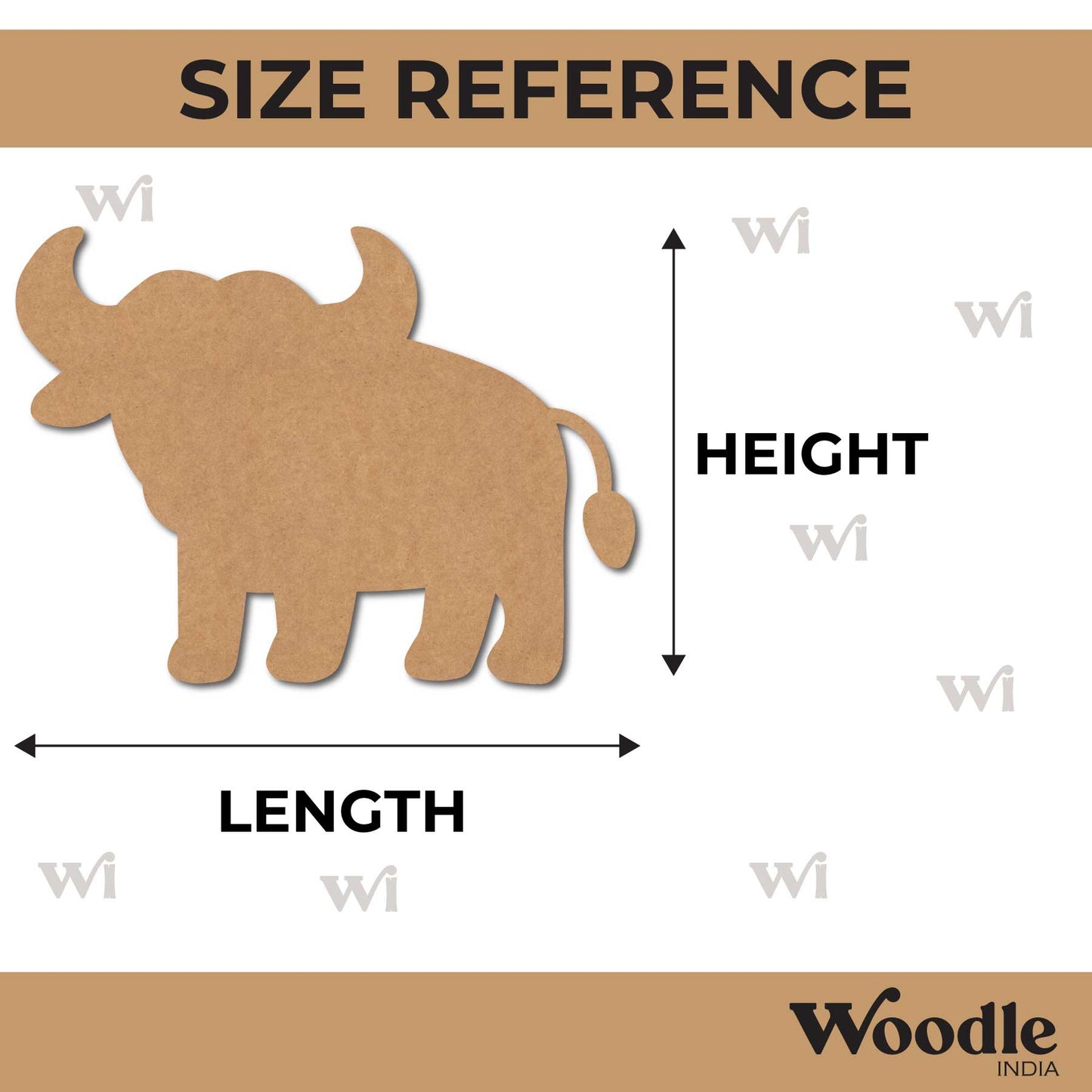 Buffalo Cutout MDF Design 2