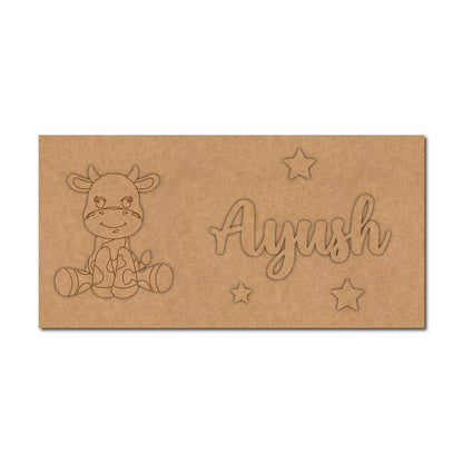 Buffalo Kids Nameplate MDF Design 1