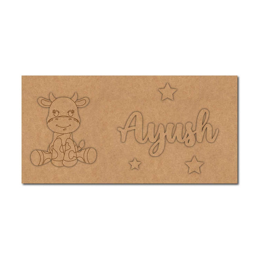 Buffalo Kids Nameplate MDF Design 1