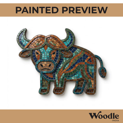Buffalo Mosaic Art MDF Design 1