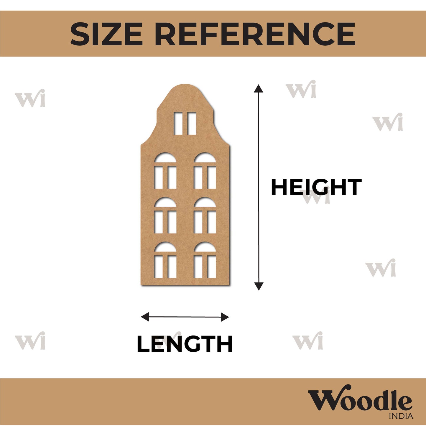 Building Cutout MDF Design 1