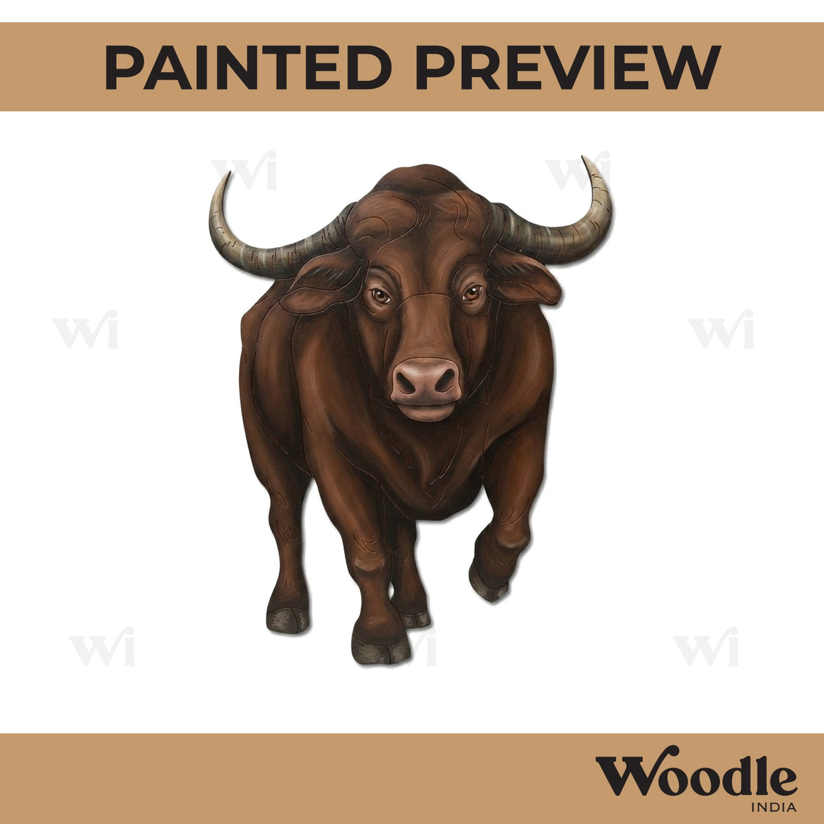 Bull Pre Marked MDF Design 1