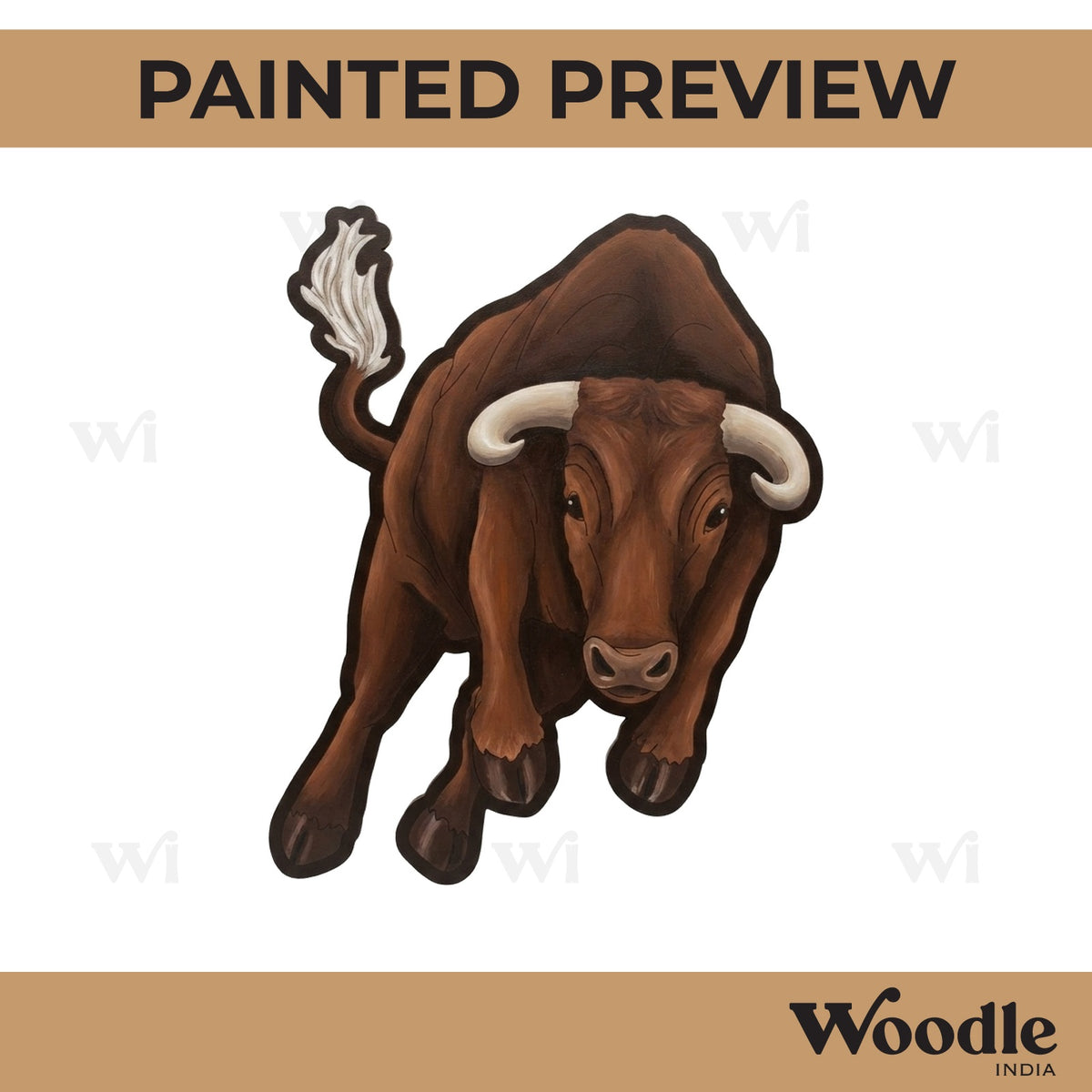 Bull Pre Marked MDF Design 2