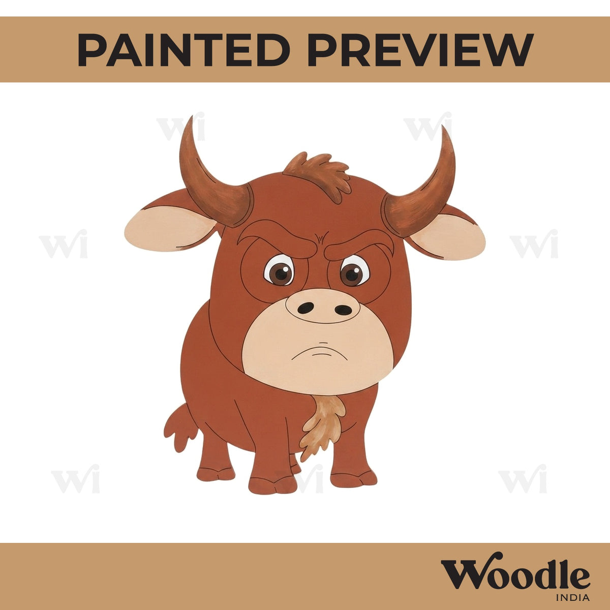 Bull Pre Marked MDF Design 3