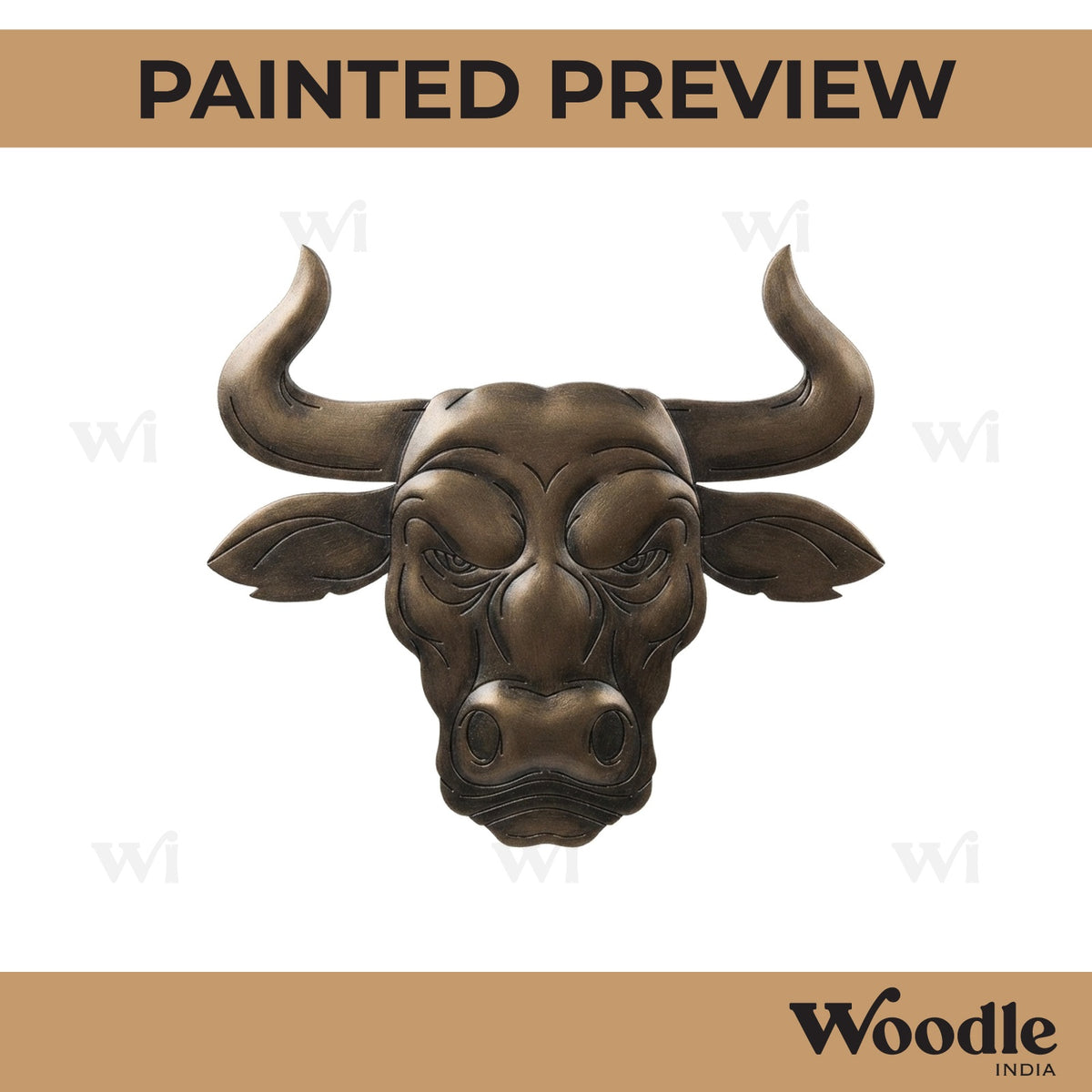 Bull Pre Marked MDF Design 4