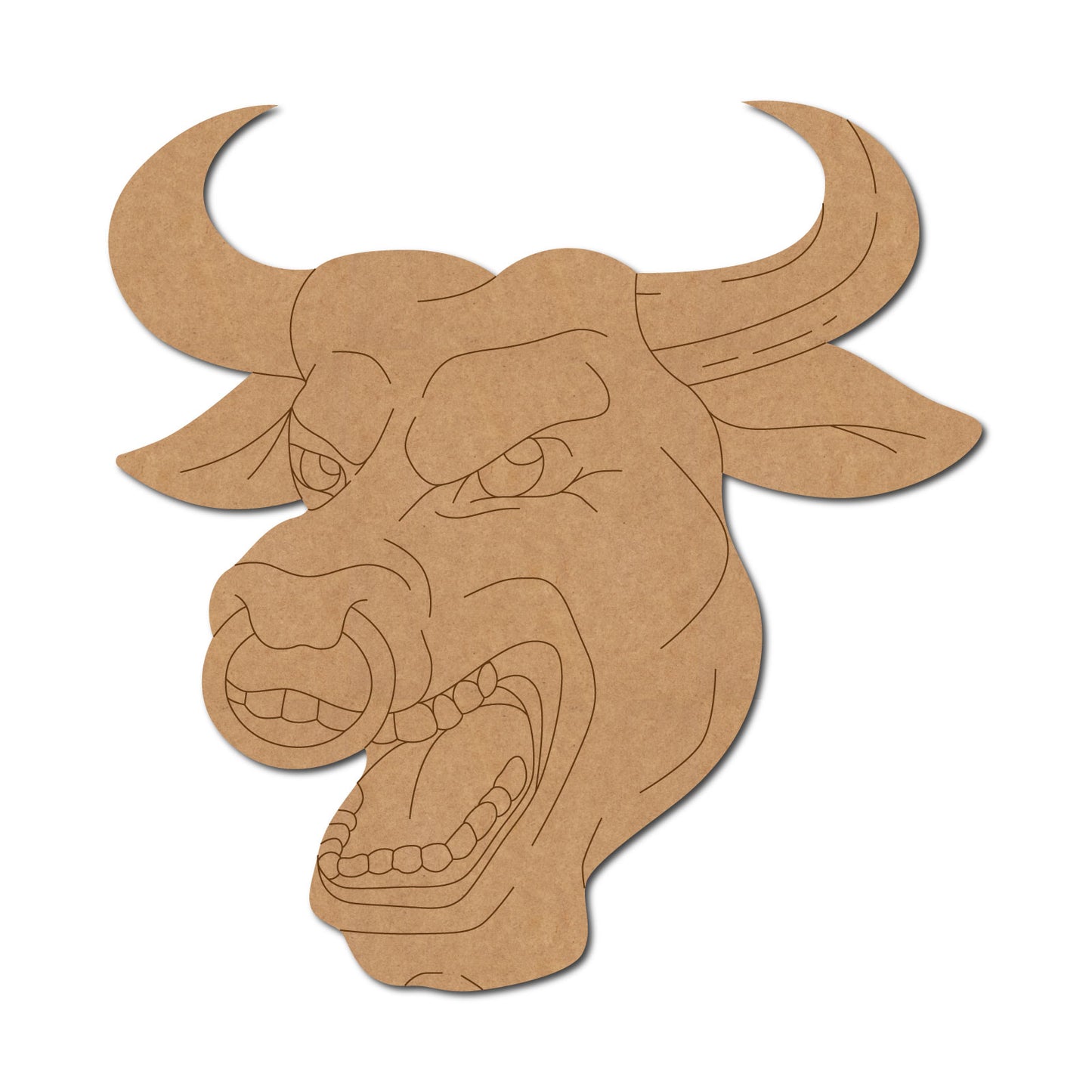 Bull Pre Marked MDF Design 5