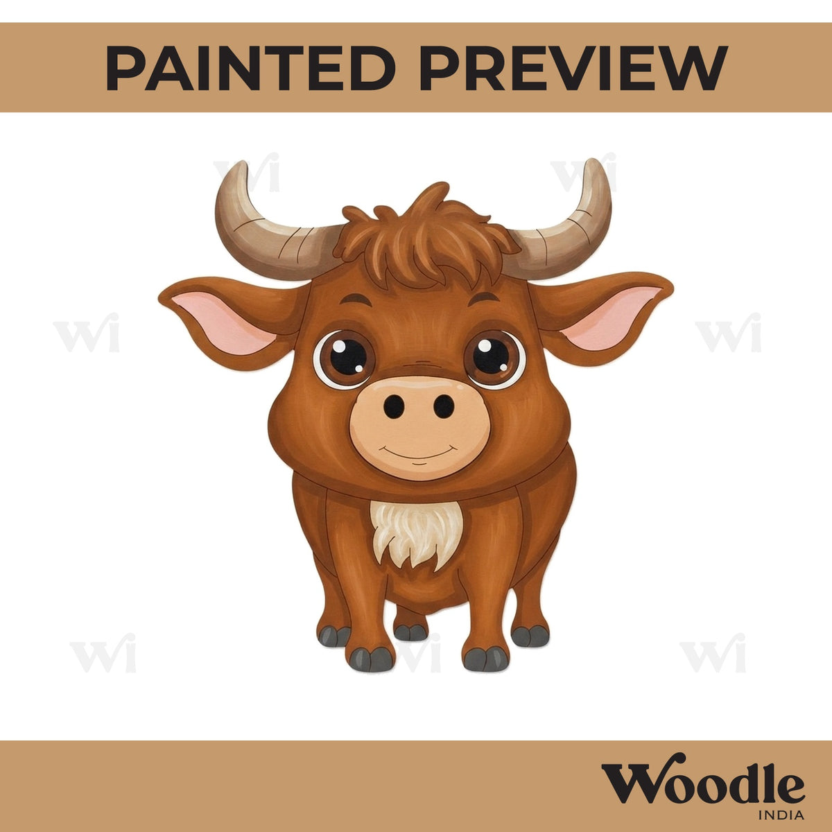 Bull Pre Marked MDF Design 8
