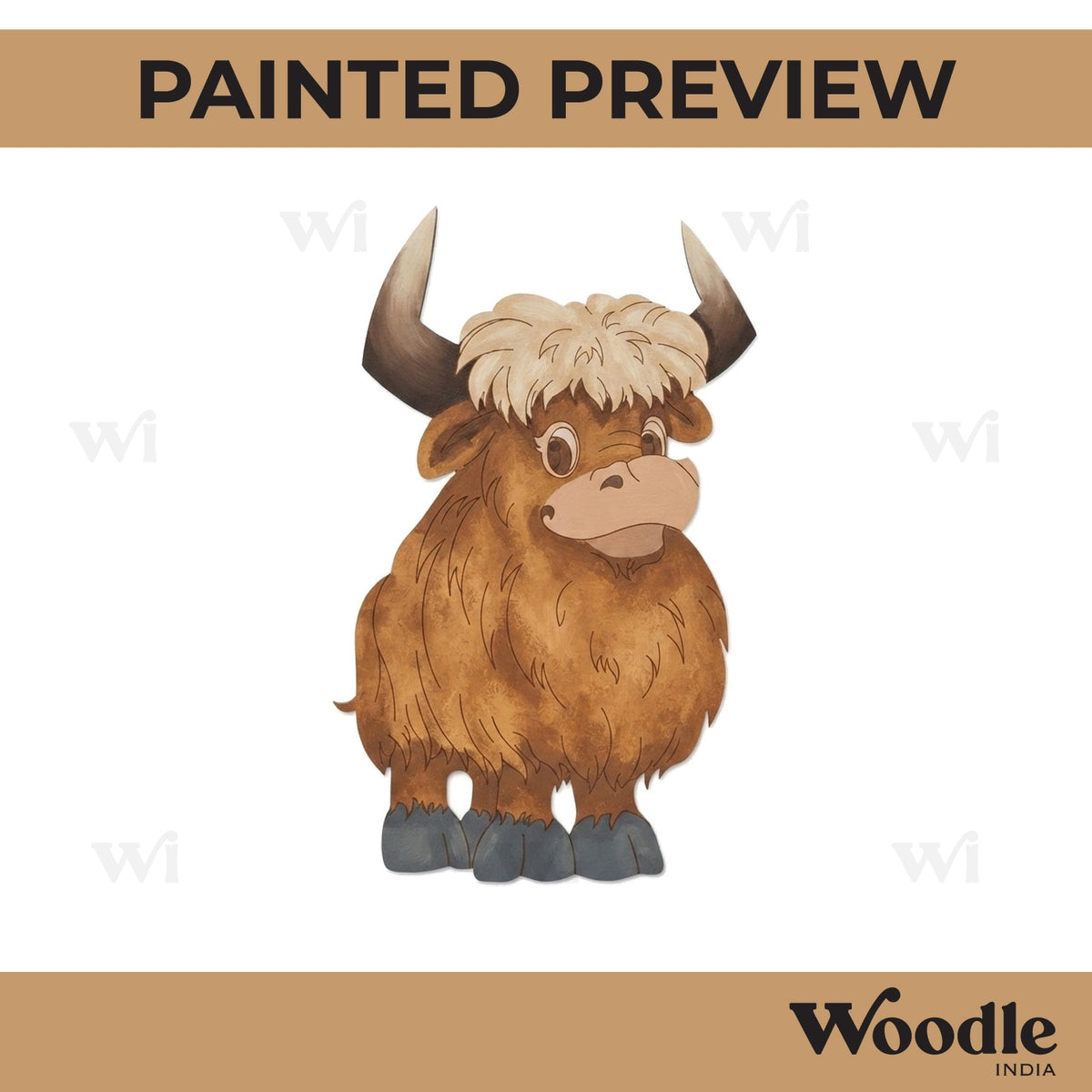 Bull Pre Marked MDF Design 9