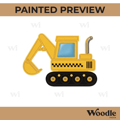 Bulldozer Pre Marked MDF Design 1