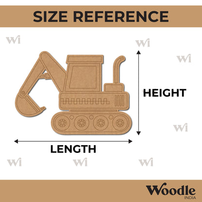 Bulldozer Pre Marked MDF Design 1