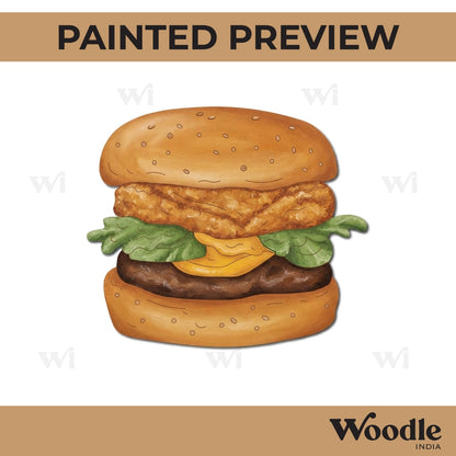 Burger Pre Marked MDF Design 1