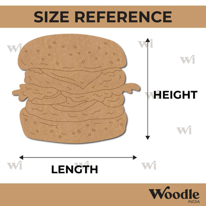 Burger Pre Marked MDF Design 1