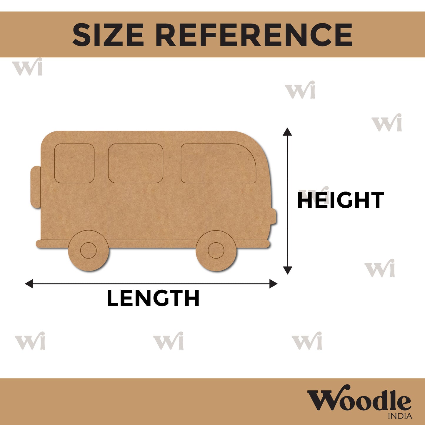 Bus Pre Marked MDF Design 1