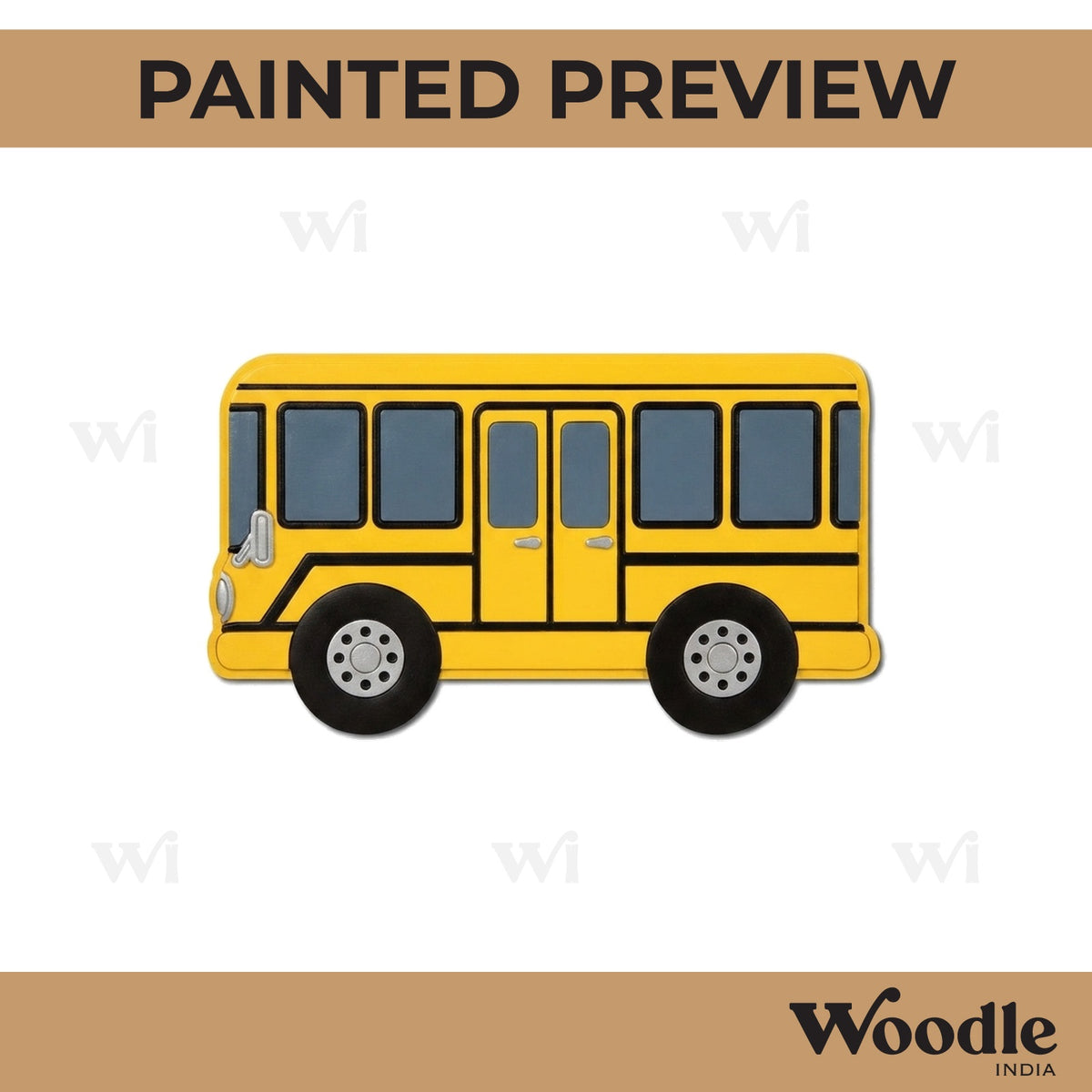Bus Pre Marked MDF Design 3
