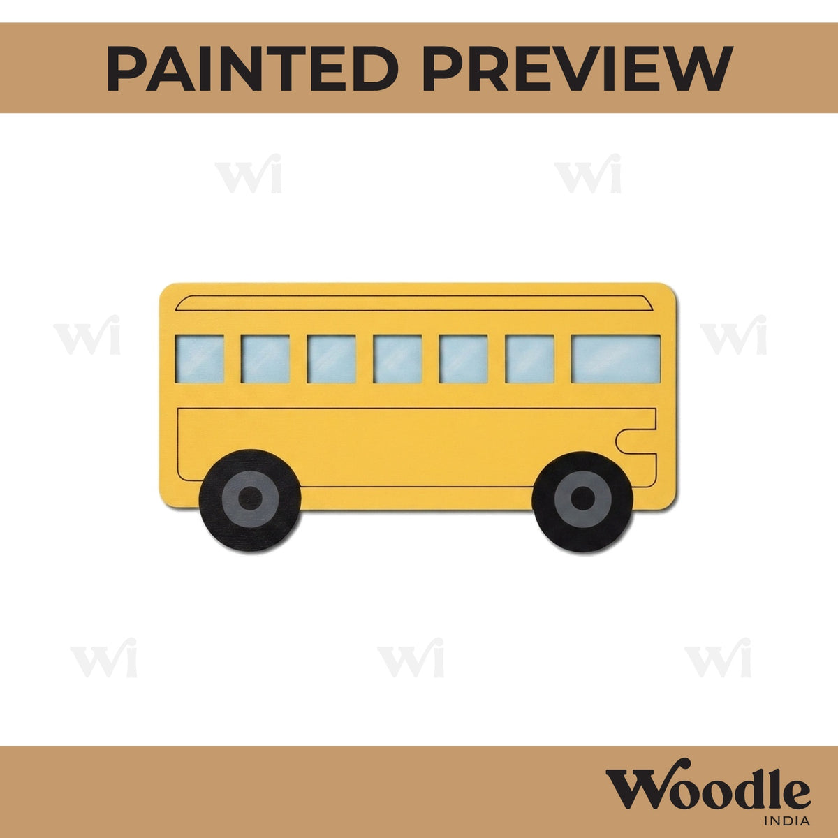 Bus Pre Marked MDF Design 4