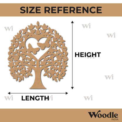 Butterflies Tree Cutout MDF Design 1