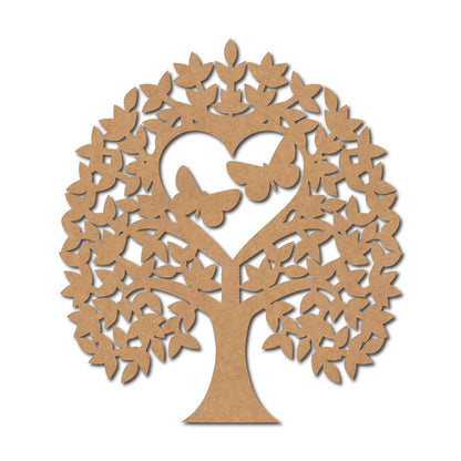 Butterflies Tree Cutout MDF Design 1
