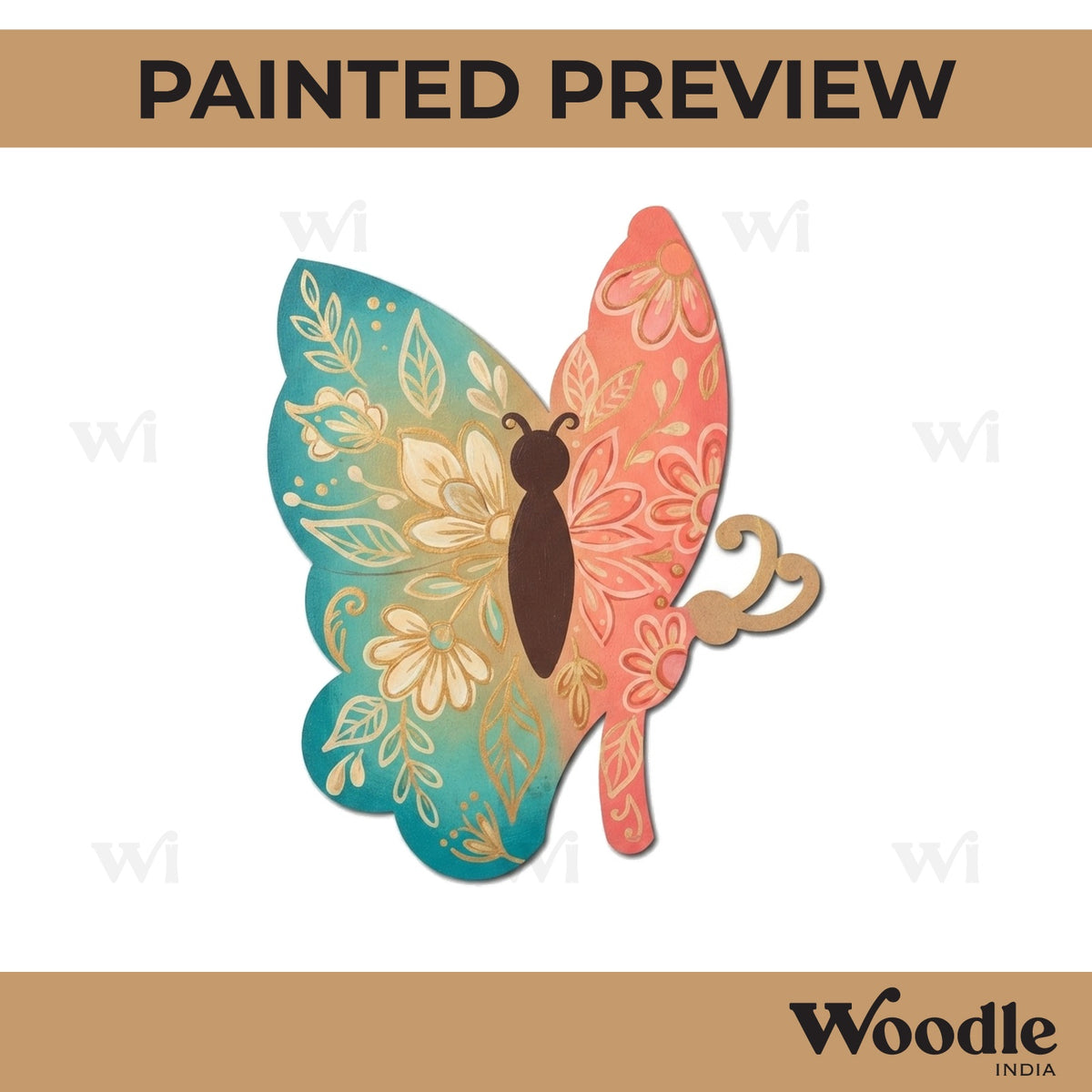 Butterfly Cutout MDF Design 12