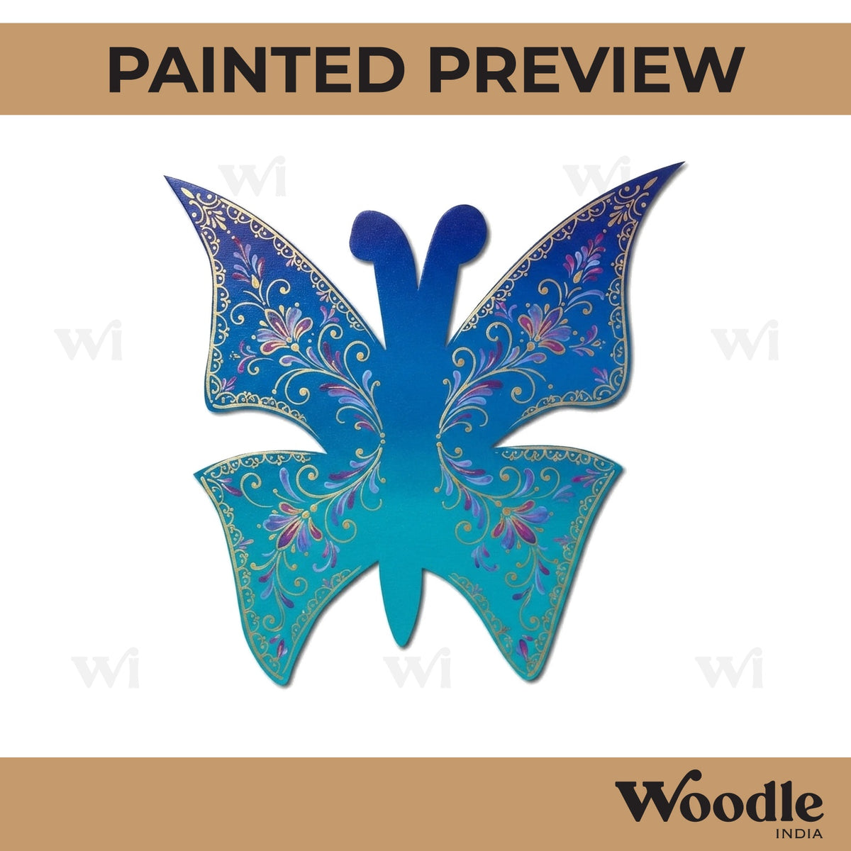 Butterfly Cutout MDF Design 13