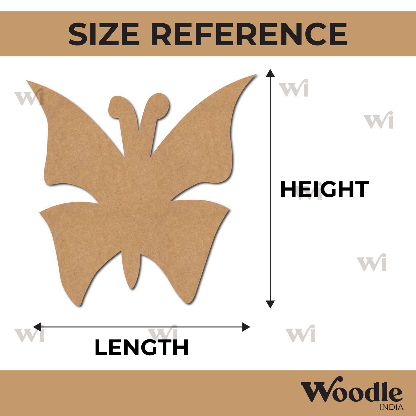 Butterfly Cutout MDF Design 13