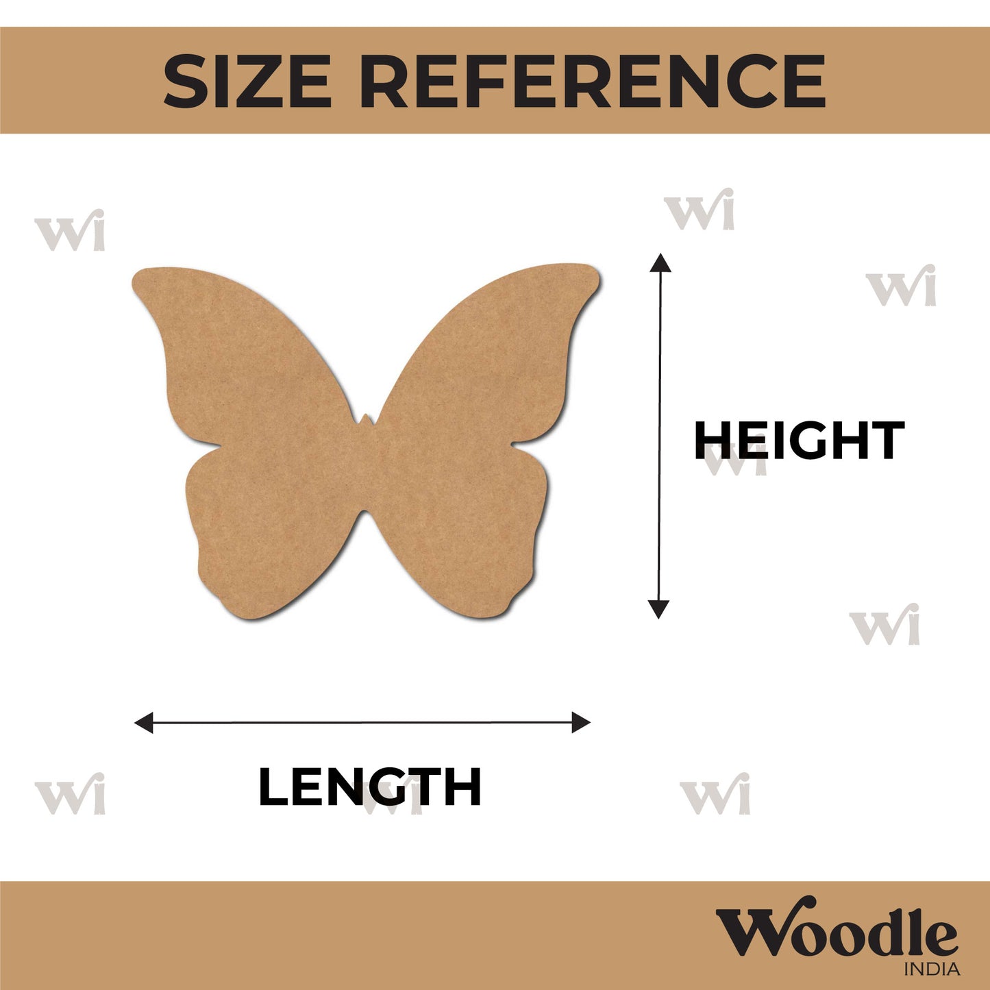 Butterfly Cutout MDF Design 15